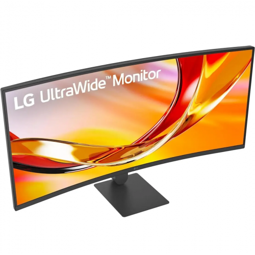 Монитор 34'' LG 34U640B-B/ LG 34U640B-B 34'' Curved 1800R, 3440x1440, VA, 178x178, 300nit, 144Hz, 5ms, 2HDMI/DP, 1USB-C, 2USB-A, LT, ExtPWR, 100x100VESA, Черный, 1y