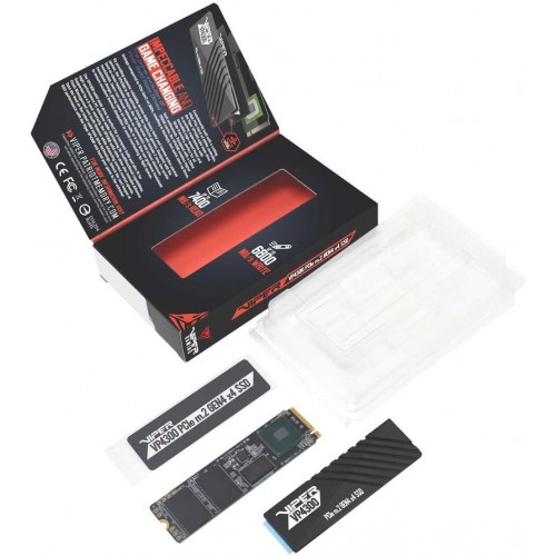 Купить твердотельный накопитель Patriot Viper VP4300 2TB PCIe 4.0 x4 M.2 2280 - высокая скорость и надежность для вашего ПК