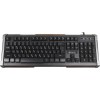 Клавиатура Оклик 717G BLACK DEATH: USB мультимедийная игровая клавиатура с LED подсветкой (черный/оранжевый, 1.5м)