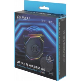 Вентилятор для корпуса Lian-Li Uni Fan TL Wireless 120 ARGB 120х124.5x28 черный 4-pin 33дБ (G99.12TL1W1B.R0) Ret