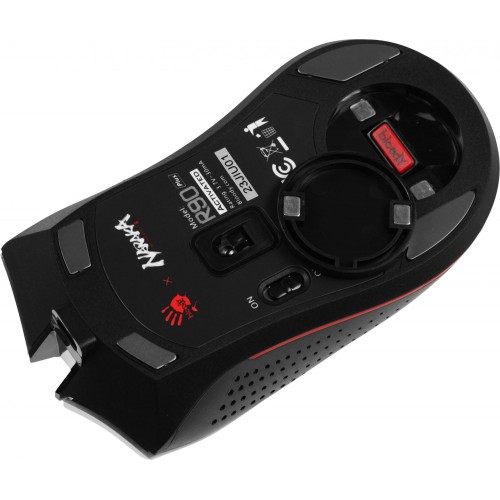 Купить беспроводную оптическую мышь A4Tech Bloody R90 Plus Naraka белую с рисунком, 5000 DPI, 7 кнопок - идеальный выбор для геймеров