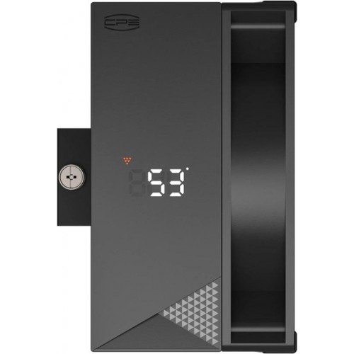 Кулер PcCooler RT500 Digital Soc-AM5/AM4/1200/1700/1851 черный 4-pin 34.9dB Al+Cu LCD 240W Ret (RT500-BKNWYL-GL)