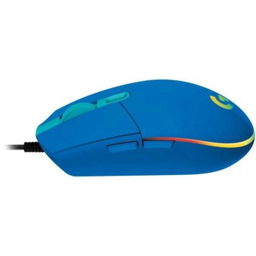 Мышь Logitech G102 LightSync синий оптическая 8000dpi USB 6but (910-005810)