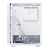 Корпус без блока питания/ Case HSPD M510, Mesh Mid Tower, White, TG, 0.5 SPCC, 4x120mm ARGB (Orbis F1) ATX, mATX, mITX 180/280/160mm 1x2.5", 1x3.5", 7xPCI 2xUSB-A 3.0 517x277x418mm HSPD