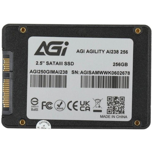 Накопитель SSD AGi SATA-III 256GB 2.5 - Высокоскоростной SSD для Надежного Хранения Данных