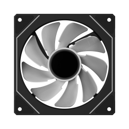 Кулер для корпуса/ Case Cooler Ocypus Gamma F12 BK ARGB REVERSE BLADE (120x120x25mm, 4-pin PWM, ARGB, 50CFM, 31dBA, 1600RPM, Black)
