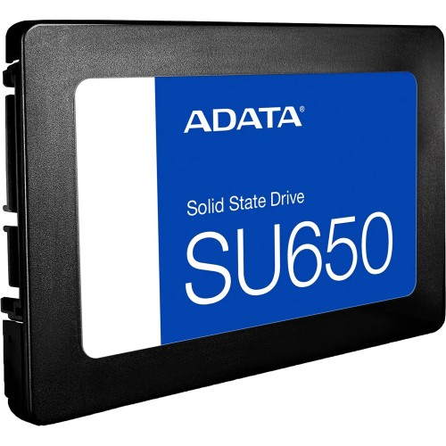 ADATA SSD Ultimate SU650 2000GB 2.5” - Высокоскоростной Твердотельный Накопитель SATA3 с 3D TLC и TBW 1120