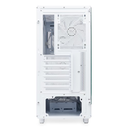 Корпус без блока питания/ Case HSPD M510, Mesh Mid Tower, White, TG, 0.5 SPCC, 4x120mm ARGB (Orbis F1) ATX, mATX, mITX 180/280/160mm 1x2.5", 1x3.5", 7xPCI 2xUSB-A 3.0 517x277x418mm HSPD