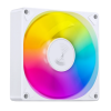 Кулер для корпуса/ Case Cooler JONSBO SL-925W (92x92x25mm, 4-pin PWM, ARGB, 38.2CFM, 33.8dBA, 2200RPM, White) JONSBO
