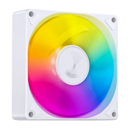 Кулер для корпуса/ Case Cooler JONSBO SL-925W (92x92x25mm, 4-pin PWM, ARGB, 38.2CFM, 33.8dBA, 2200RPM, White)