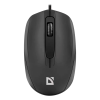 Купите Defender Проводную оптическую мышь Alpha MB-507 черную: 3D, бесшумная, 1,8 м — идеальный выбор для комфортной работы!