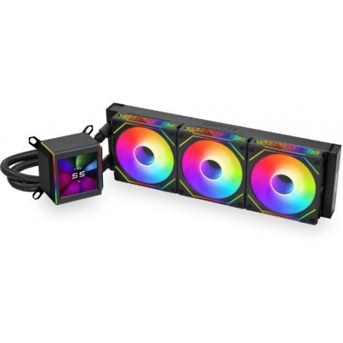 Система водяного охлаждения Lian-Li Galahad II LCD 360 SL-INF ARGB Soc-AM5/AM4/1200/1700/1851 черный 4-pin 29dB Al+Cu LCD Ret (G89.GA2ALCD36INB.00) [G89.GA2ALCD36INB.00]