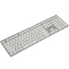 Клавиатура A4Tech FX50 белый USB slim Multimedia (FX50 WHITE) каб.:1.5м