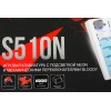 Механическая клавиатура A4Tech S510N ICY WHITE с LED подсветкой для геймеров, USB, кабель 1.8м