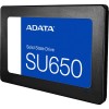 ADATA SSD Ultimate SU650 2000GB 2.5” - Высокоскоростной Твердотельный Накопитель SATA3 с 3D TLC и TBW 1120