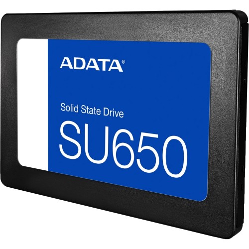 ADATA SSD Ultimate SU650 2000GB 2.5” - Высокоскоростной Твердотельный Накопитель SATA3 с 3D TLC и TBW 1120