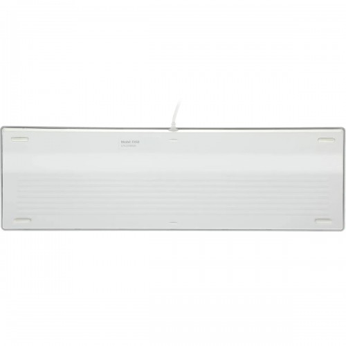 Клавиатура A4Tech FX50 белый USB slim Multimedia (FX50 WHITE) каб.:1.5м