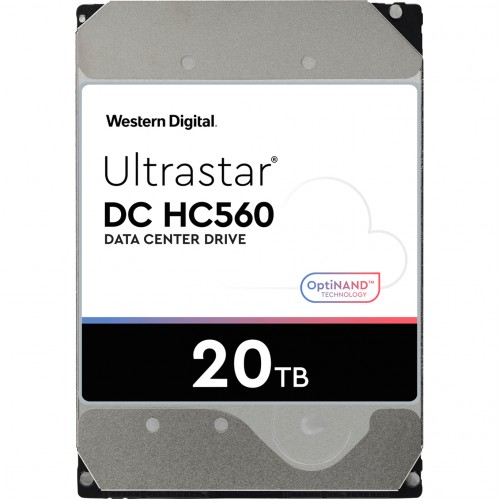 Жесткий диск/ HDD WD SATA 20Tb Ultrastar DC HC560 0F38785 7200 6Gb/s 512Mb 1 year warranty