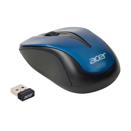 Мышь Acer OMR132 синий/черный оптическая 1000dpi беспров. USB для ноутбука 3but (ZL.MCEEE.01F)