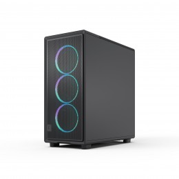 Корпус ПК без блока питания/ Case Fractal Design Epoch TG RGB Light Tint, Midi-Tower, 3x120mm ARGB, 2xUSB-A 3.2 + 1xUSB 3.2 Type-C ATX, mATX, mITX, Black