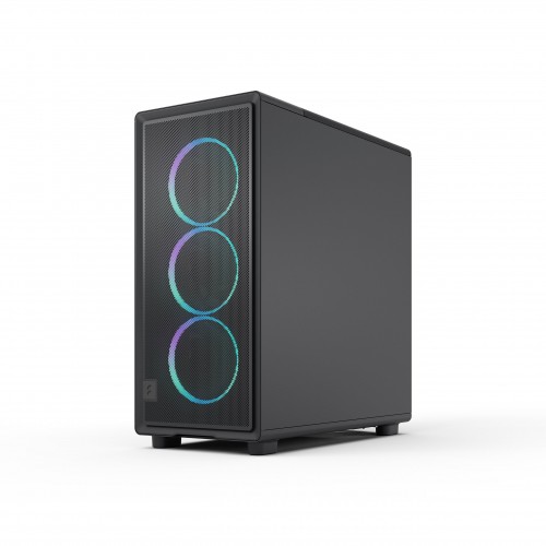 Корпус ПК без блока питания/ Case Fractal Design Epoch TG RGB Light Tint, Midi-Tower, 3x120mm ARGB, 2xUSB-A 3.2 + 1xUSB 3.2 Type-C ATX, mATX, mITX, Black Fractal Design