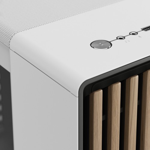 Корпус ПК Fractal Design North XL TG Dark Tint - Стильный Full-Tower с 3 вентиляторами и USB-C в Chalk White