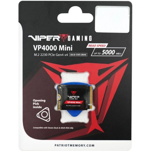 Купить SSD Patriot PCIe 4.0 x4 2TB VP4000 Mini M.2 2230 — Высокоскоростной Накопитель для Вашего ПК