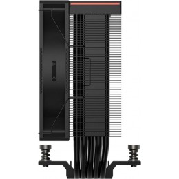 Кулер PcCooler RT500 Digital Soc-AM5/AM4/1200/1700/1851 черный 4-pin 34.9dB Al+Cu LCD 240W Ret (RT500-BKNWYL-GL)