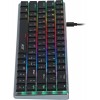 Клавиатура Acer OKW302 Механическая Серебристая USB Multimedia для Геймеров с LED Подсветкой для Ноутбуков (1.8м)