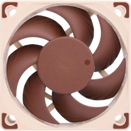 Кулер для корпуса/ Case Cooler Noctua NF-A6x15 5V PWM (60x60x15mm, 4-pin PWM, 23.4CFM, 19.8dBA, 3500RPM, Beige/Brown)
