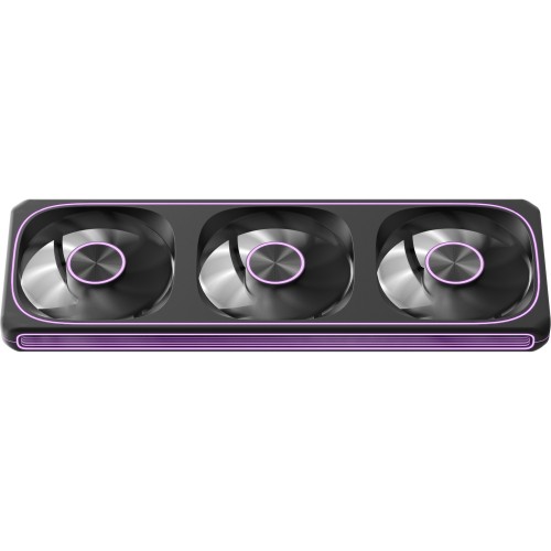 Вентилятор для корпуса Formula Air Fusion 3 Reverse ARGB 360х120x28 черный 4-pin 36.97дБ (AIR FUSION 3 BK REVERSE) Ret