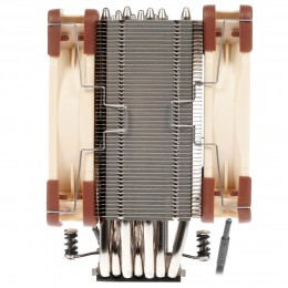 Кулер для процессора/ CPU Cooler Noctua NH-U12A (169W, 4-pin PWM, 158mm, Al/Cu, 7x6mm, 2x120x120x25mm, 60CFM, 22.6dBA, 2000RPM, S: 1851/1700/1200/115X, AM5/AM4, Beige/Brown)