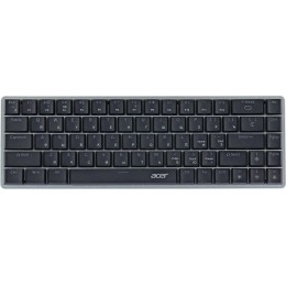 Клавиатура Acer OKW302 механическая серебристый USB Multimedia for gamer для ноутбука LED (ZL.KBDCC.01C) кабель 1.8м