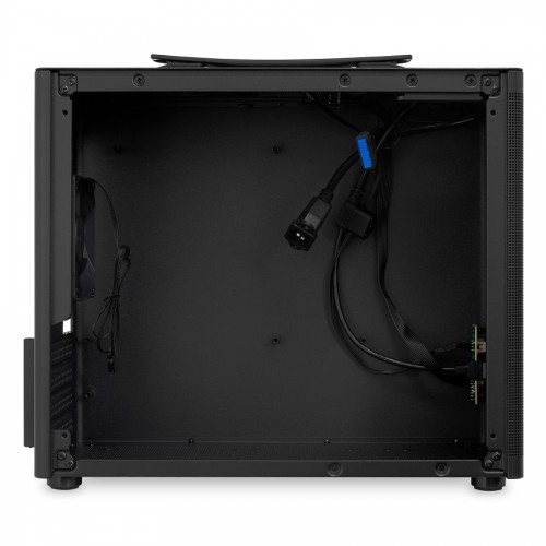 Корпус без блока питания/ Case HSPD M210, Mesh Mid Tower, Black, 0.7 SPCC, 1x90mm mATX, mITX 140/280/150mm 1x2.5", 1x3.5", 4xPCI 1xUSB-A 3.0 302x168x350mm