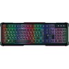 Клавиатура Оклик 717G BLACK DEATH: USB мультимедийная игровая клавиатура с LED подсветкой (черный/оранжевый, 1.5м)