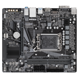 Материнская плата/ MB GIGABYTE INTEL H610 s1700, 2xDDR4(64GB), D-SUB/HDMI 2.1, 1xPCIe 4.0x16, 1xPCIe 3.0, 1xLAN, 4xSATA 6Gb/s, 1xM.2, 2xUSB 3.2, 4xUSB 2.0, 1xPS/2, mATX