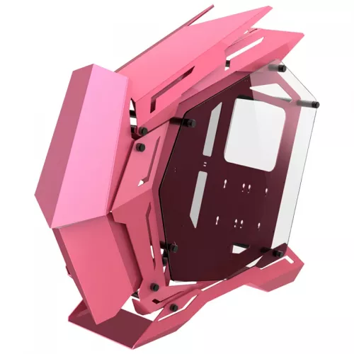 Корпус без блока питания/ Case JONSBO MOD-3, Full-Tower, TG, no fans, 2xUSB-A 3.0, EATX, ATX, mATX, mITX Pink JONSBO