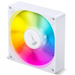 Кулер для корпуса/ Case Cooler JONSBO SL-925W (92x92x25mm, 4-pin PWM, ARGB, 38.2CFM, 33.8dBA, 2200RPM, White)