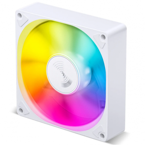 Кулер для корпуса/ Case Cooler JONSBO SL-925W (92x92x25mm, 4-pin PWM, ARGB, 38.2CFM, 33.8dBA, 2200RPM, White) JONSBO