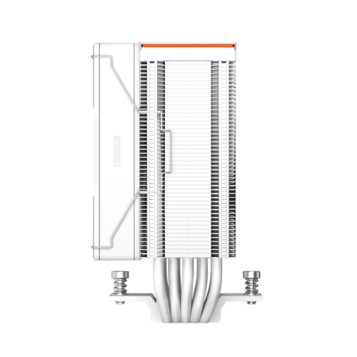Кулер для процессора/ CPU Cooler PCCooler RZ500 WH (250W, 4-pin PWM, 155mm, Al/Cu, 5x6mm, 1x120mm, 86.73CFM, 32dBA, 2200RPM, S: 1851/1700/1200/115X, AM5/AM4, white) PcCooler