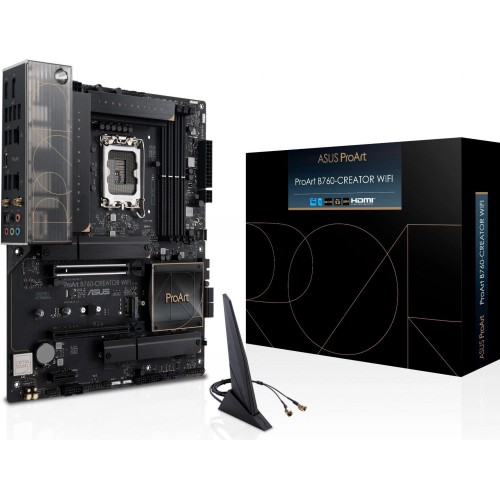 Купить материнскую плату Asus PROART B760-CREATOR WIFI для Intel 1700 с поддержкой DDR5 и 2.5Gb Ethernet - идеальное решение для творческих профессионалов
