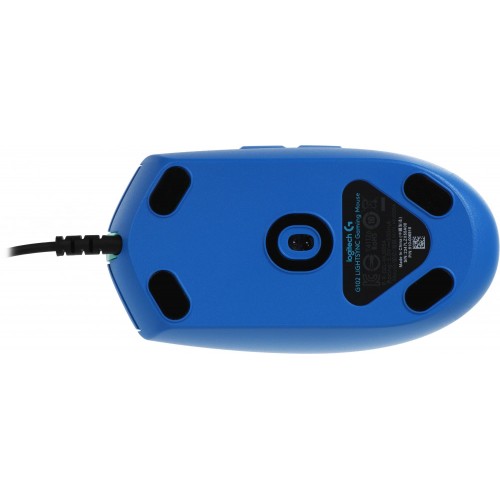Мышь Logitech G102 LightSync синий оптическая 8000dpi USB 6but (910-005810)