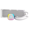 Система жидкостного охлаждения/ Water Cooling System Corsair iCUE LINK H150i RGB (360mm, White, RGB/ Fans: 3x120mm, 63.1CFM, 37dBA, 2400RPM/Rad thickness 27mm/ S: 1851, 1700, 1200, 115X, AM5, AM4) Corsair