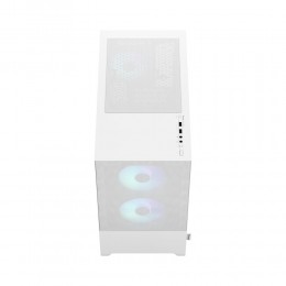 Корпус ПК без блока питания/ Case Fractal Design Pop Mini Air RGB TG Clear Tint, Mini-Tower, 3x120mm RGB, 2xUSB-A 3.2 mATX, mITX White