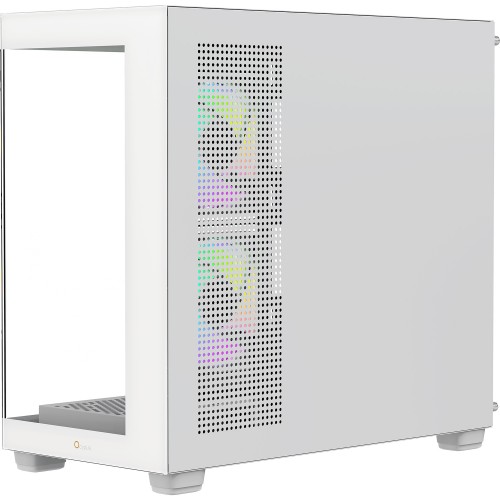 Корпус ПК Ocypus Gamma C52 WH ARGB Mini-Tower с 3x120mm ARGB, USB 3.0 и 2xUSB 2.0 для mATX и mITX в белом цвете