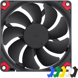 Кулер для корпуса/ Case Cooler Noctua NF-A9x14 HS-PWM chromax.black.swap (92x92x14mm, 4-pin PWM, 33.84CFM, 23.6dBA, 2500RPM, Black)