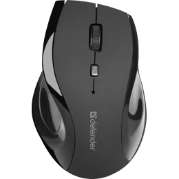 Defender Беспроводная оптическая мышь Accura MM-295 черный,6 кнопок, 800-1600 dpi