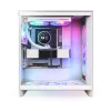 Система жидкостного охлаждения для ПК/ Water Cooling System NZXT Kraken Elite 280 RGB (250W, 280mm, LED temp., White/ Fans: 2x140mm, 98.61CFM, 34.5dBA, 2000RPM/ Pump height 65mm, 2800RPM, Rad thickness 27mm/ S: 1851, 1700, 1200, 115X, AM5, AM4) NZXT