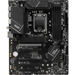 Материнская плата/ MB MSI INTEL B760 s1700, 4xDDR4(128GB), HDMI 2.1/DP, 2xPCIe 4.0x16, 3xPCIe 3.0x16, 1xLAN (2.5GbE), Wi-Fi, BT, 4xSATA 6Gb/s, 2xM.2, 1xUSB-C, 2xUSB 3.2, 4xUSB 2.0, 1xPS/2, ATX