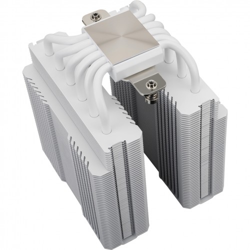 Кулер для процессора/ CPU Cooler Thermalright Peerless Assassin 120 White ARGB (4-pin PWM, 157mm, Ni/Cu, 6x6mm, ARGB, 2x120mm, 66.17CFM, 25.6dBA, 1550RPM, S: 1851, 1700, 1200, 115X, AM5, AM4, white) Thermalright